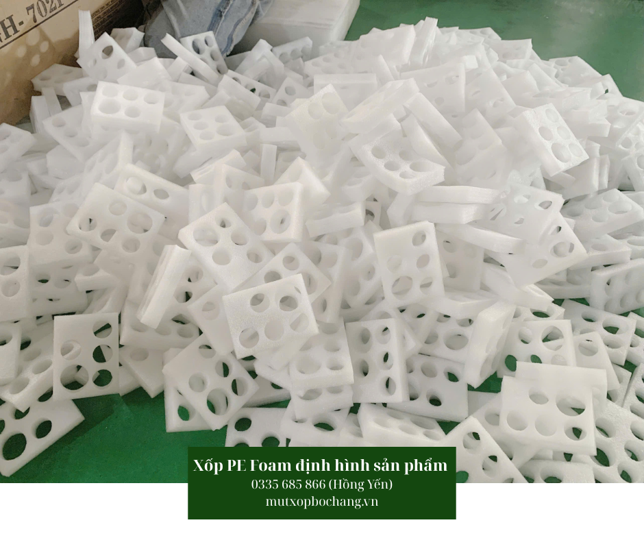 Xốp PE Foam định hình sản phẩm điện tử