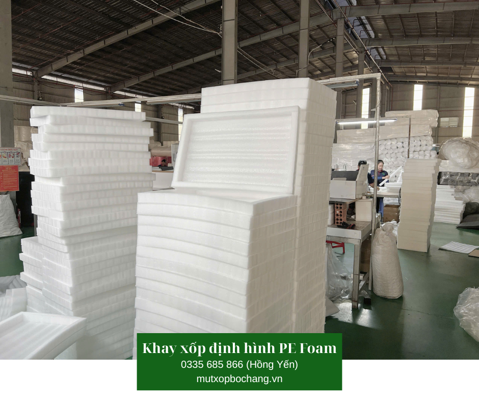 Khay xốp định hình PE Foam