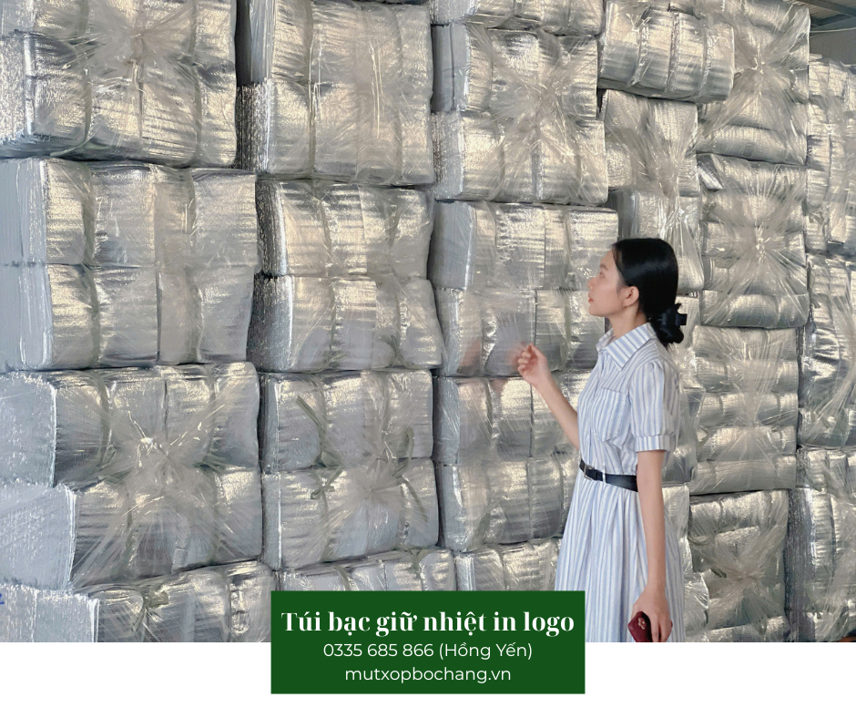 Túi bạc giữ nhiệt in logo