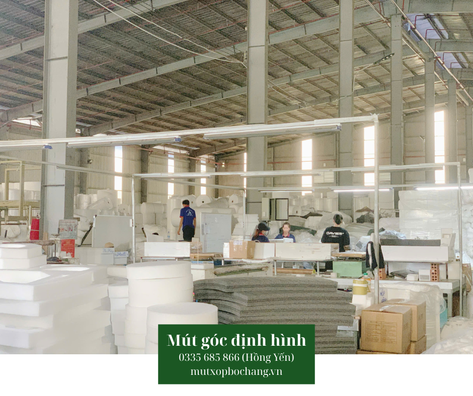 Mút góc PE Foam định hình