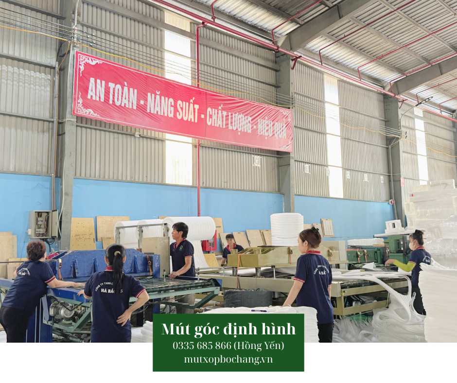 Mút góc PE Foam định hình